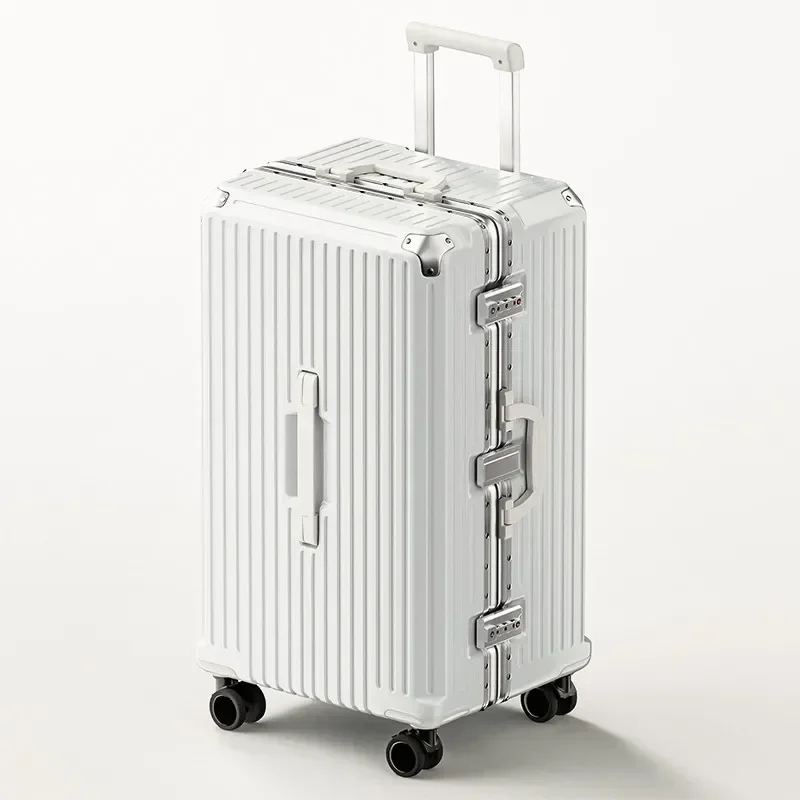 Rolling Luggage Travel Suitcase Large Capacity 26 28 30 32 Trunk Aluminum Frame Sturdy Suitcases Silent Universal Wheel luggage