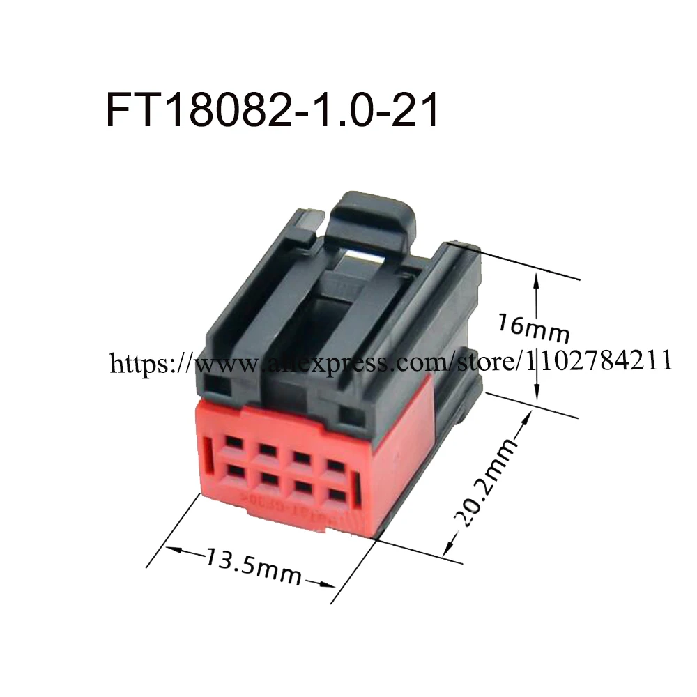 

200PCS FT18082-1.0-21 automotive Waterproof female male wire connector terminal plug 8 pin socket seal