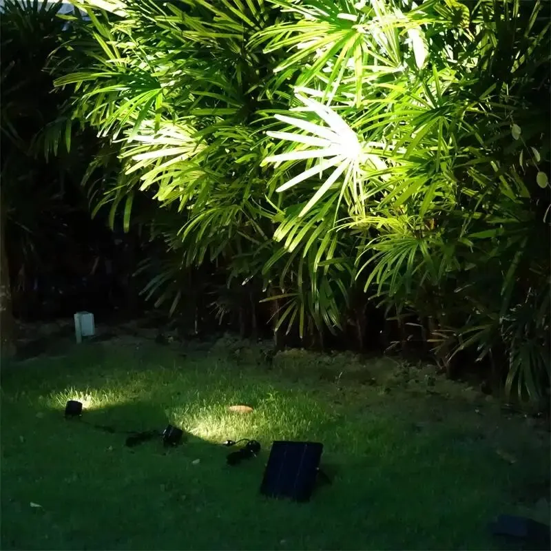 أضواء كاشفة خارجية مقاومة للماء لساحة الحديقة ، مصابيح سبوت الشمسية ، إضاءة ساقطة من ublight ، تشغيل وإيقاف تلقائي ، إرث ، 50X LED