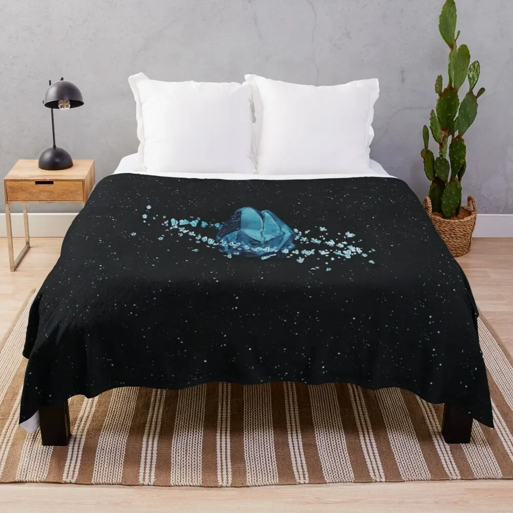 The Great Blue Gem Throw Blanket Thermal Blankets For Bed fluffy Designers Blankets