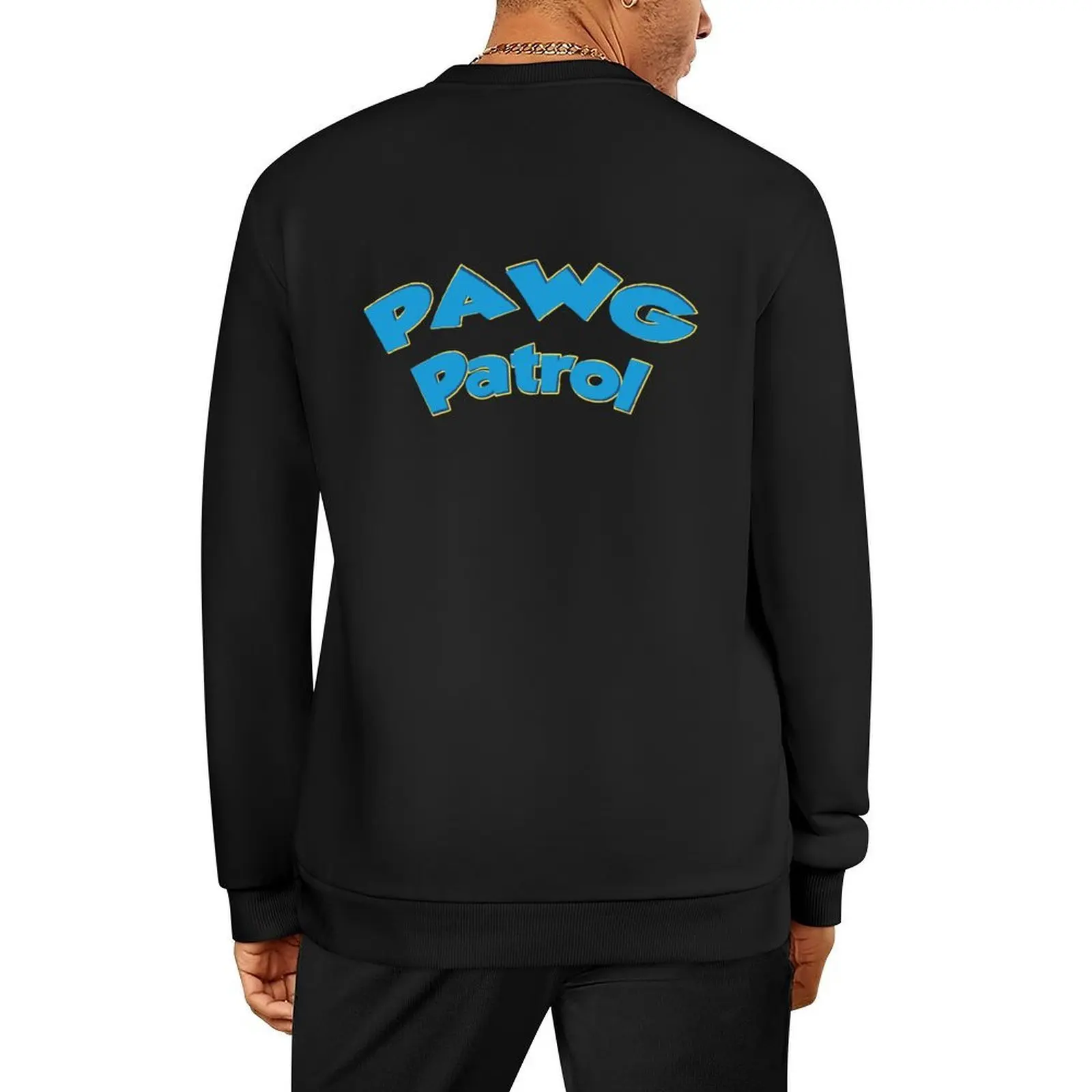 PAWG باترول الكبار شعار محاكاة ساخرة البلوز أنيمي الملابس الرجال الشتاء سترة النمط الياباني الرجال الملابس مقنعين البلوز للرجال