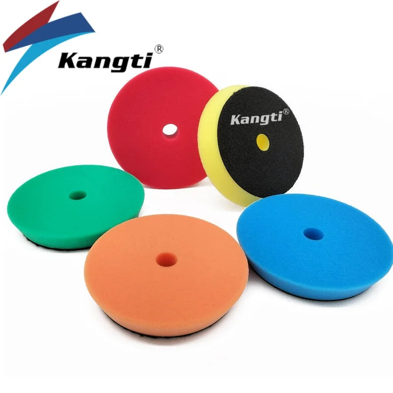 3/5/6inch Car Polishing Pad Kit Set Self-Adhesive Buffing Waxing Sponge Wool Wheel Polishing Pad For Car Polisher Drill