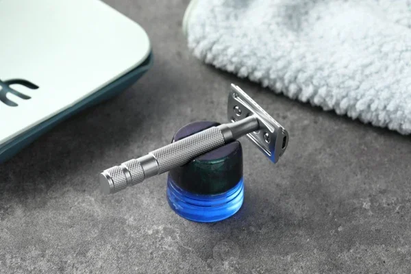 YAQI 2026 Rasiererhalter aus Ozean-Harz für Herren, 14mm, stilvolles Badezimmer-Accessoire – Detail 4