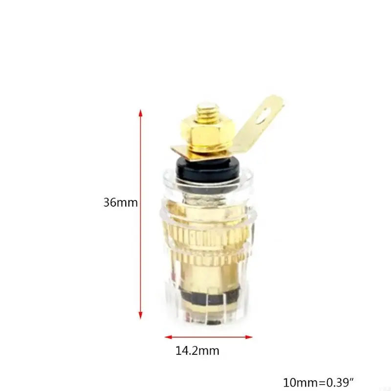 8pcs/set altoparlante per morsetto per altoparlanti Post 4 mm Connettore amplificatore a bassa frequenza a bassa frequenza