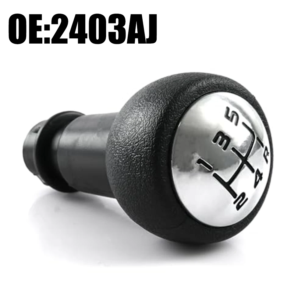 Compatible Shift Knob 5 Speed Shift Lever Knob Black Easy Installation Shift Knob Auto Gear Knob Wide Compatibility