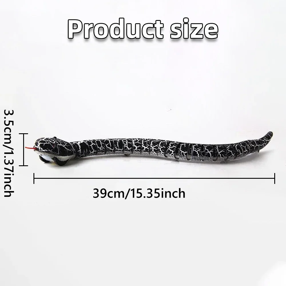 RC Remote Control Snake Toy For Cat Kitten Egg-shaped Controller Rattlesnake Interactive Snake Cat Teaser Play Toy Game Pet Kid