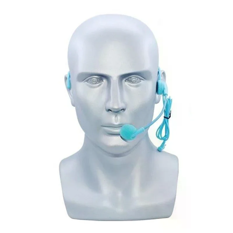 1pc Wired 3.5mm Plug Guide Lecture Speech Headset Mic for Teaching Meeting Portable Head-mounted Microphone