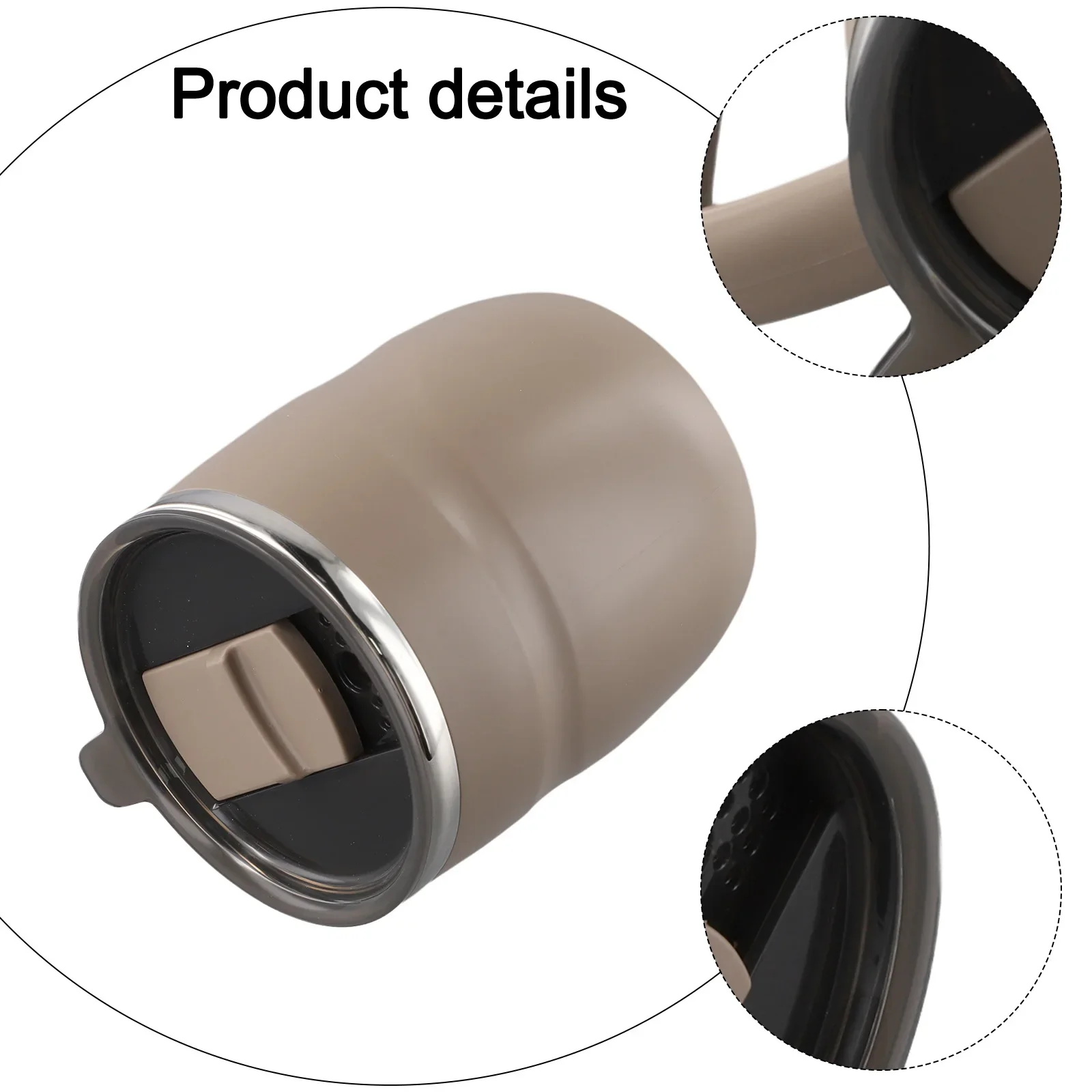 

Кофейная чашка с ручкой, кружка из нержавеющей стали, ежедневное использование, прочное покрытие, универсальное использование, магнитная крышка