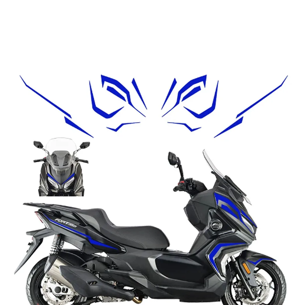 For QJMOTOR FORT350 FORT 350 QJ350ADV Motorcycle Decals Car Body Sticker Decorative Stickers Fairing Stickers Kits