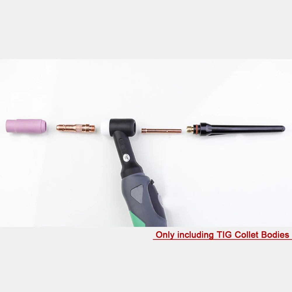 Imagem -02 - Eletrodos Argon Welding Torch Consumíveis Collet Body Eletrodos Tig Wp17 Wp18 Wp26 10 mm 16 mm 20 mm 24 mm 32 mm 40 mm