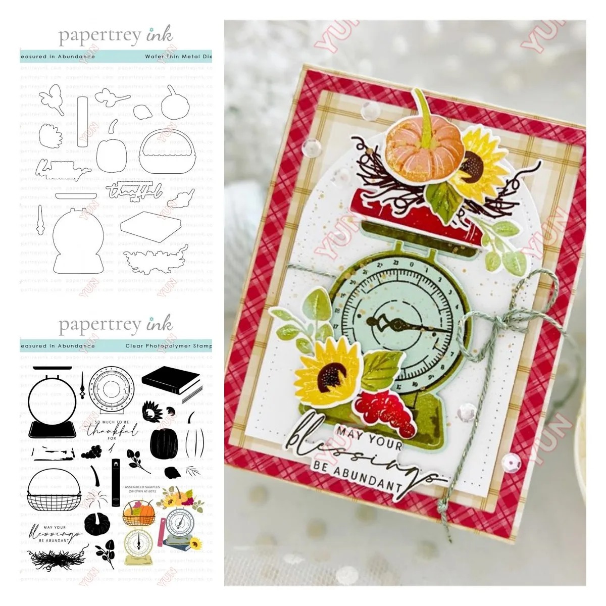 Measured in Abundance New Arrival Clear Stamps or Metal Cutting Dies Sets for DIY Craft Making Greeting Card Scrapbooking Cards