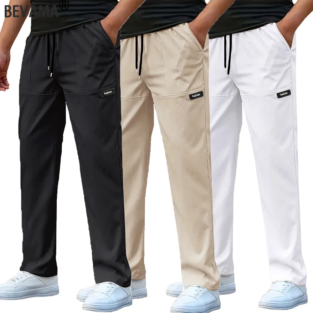 

Men's Lightweight Pants Casual Loose Sports Trousers Men Casual Thin Straight Leg Pants Male Fashion Outdoor Joggers Pants