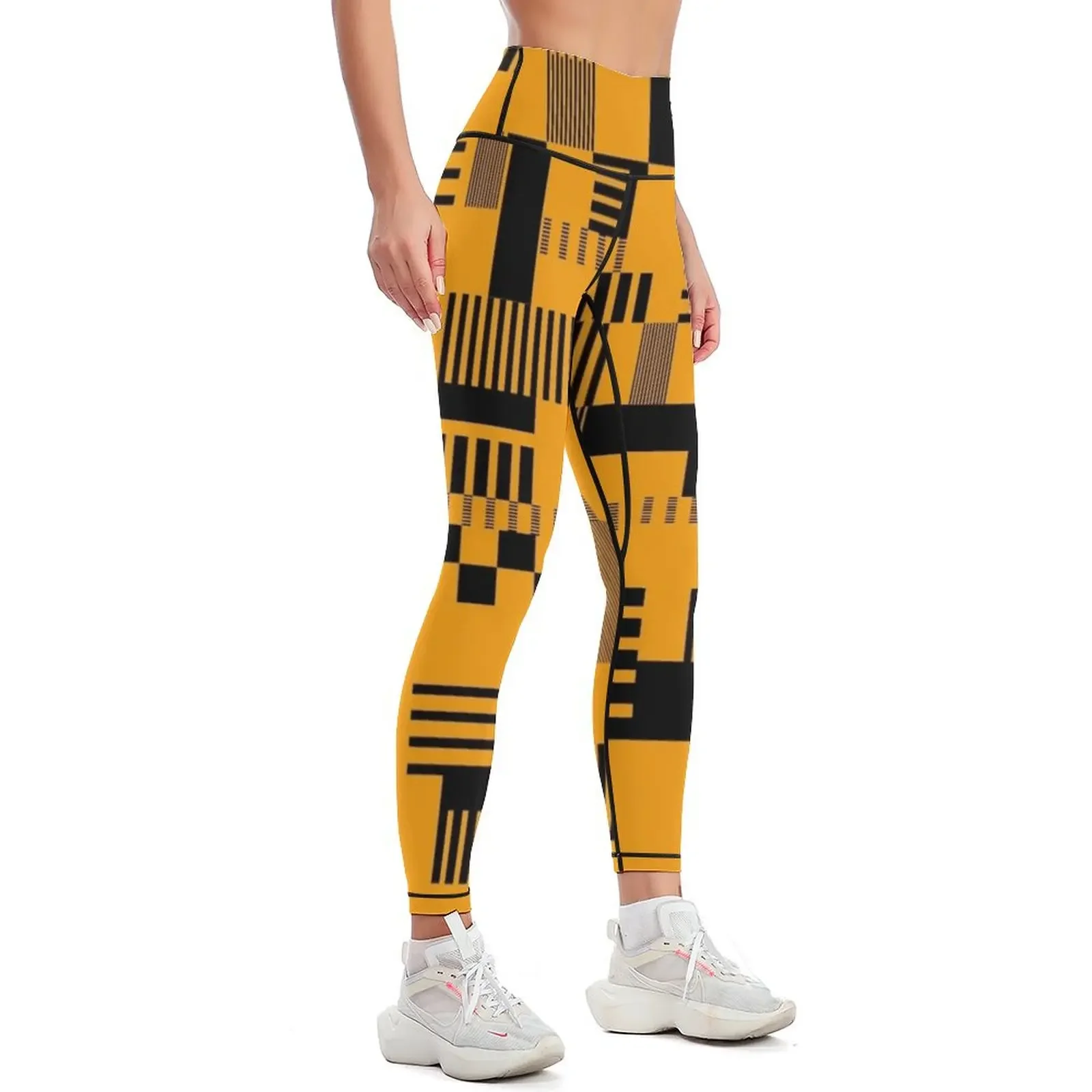 Dazzle modernist graphic pattern Leggings flared Sports pants for Womens Leggings