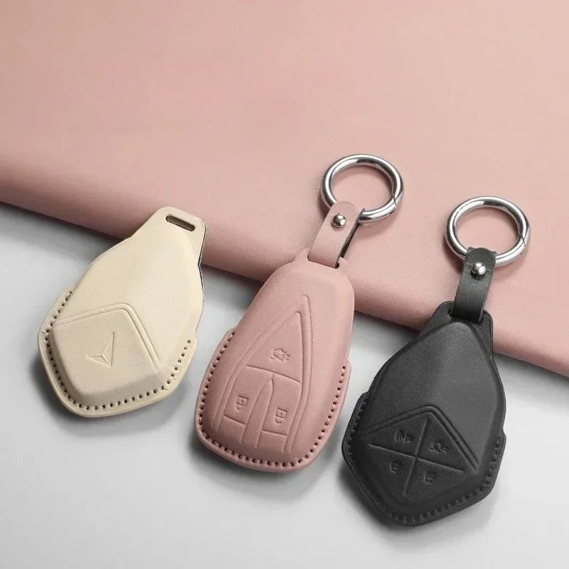 Car Key Case Cover Shell Fob for Changan DEEPAL S7 SL03 2022-2025 S05 S07 G318 Key Remote Protector Keychain Holder Accessories