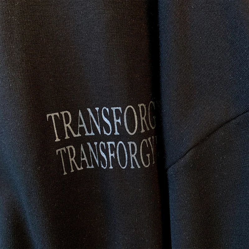 Plus-size women's spring casual terylene cotton hoodie fake two personalized design zipper double-layer sleeve commuter top