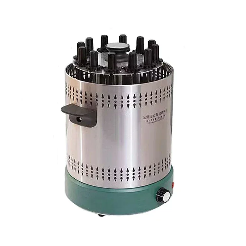 New Sales Fully Automatic Rotating Skewer Grill, Countertop Smokeless Grill, High-Temperature Rotating Barbecue Grill
