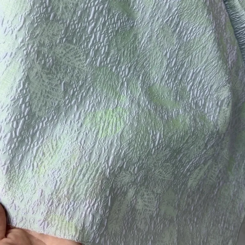 

Summer Thin Breathable Organza Jacquard Fabric Fashion Wedding Dress Decorative Fabrics for Diy Sewing Clothing Cloth