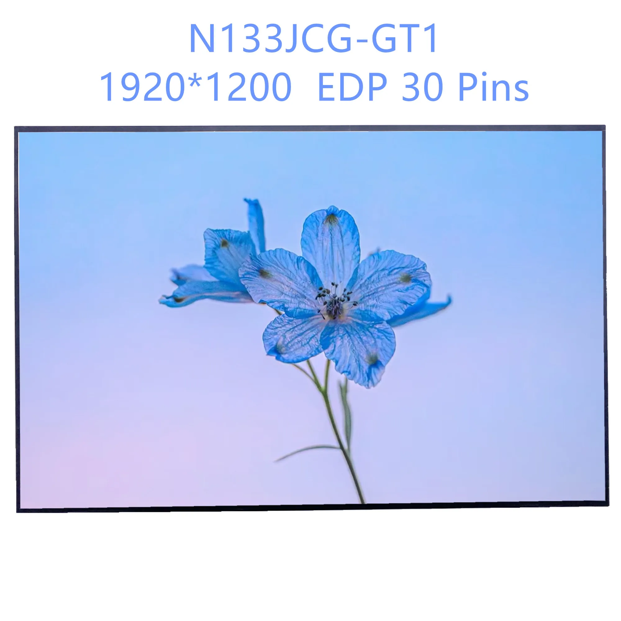 13.3'' N133JCG-GT1 N133JCG GT1 Laptop LCD Screen 1920*1200 EDP 30 Pins 100% sRGB