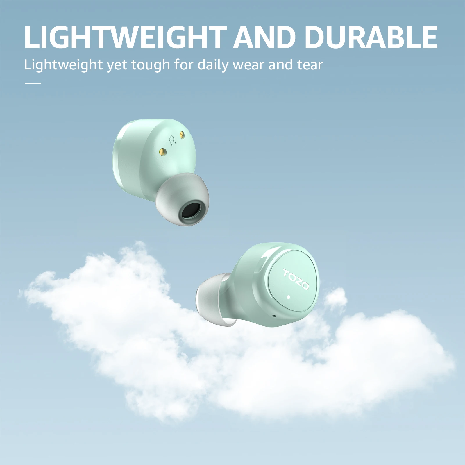 [مترجم AI] سماعات أذن TOZO E1 المترجم داخل الأذن سماعات رأس بلوتوث لاسلكية للاستماع الرياضي وتعلم الأعمال