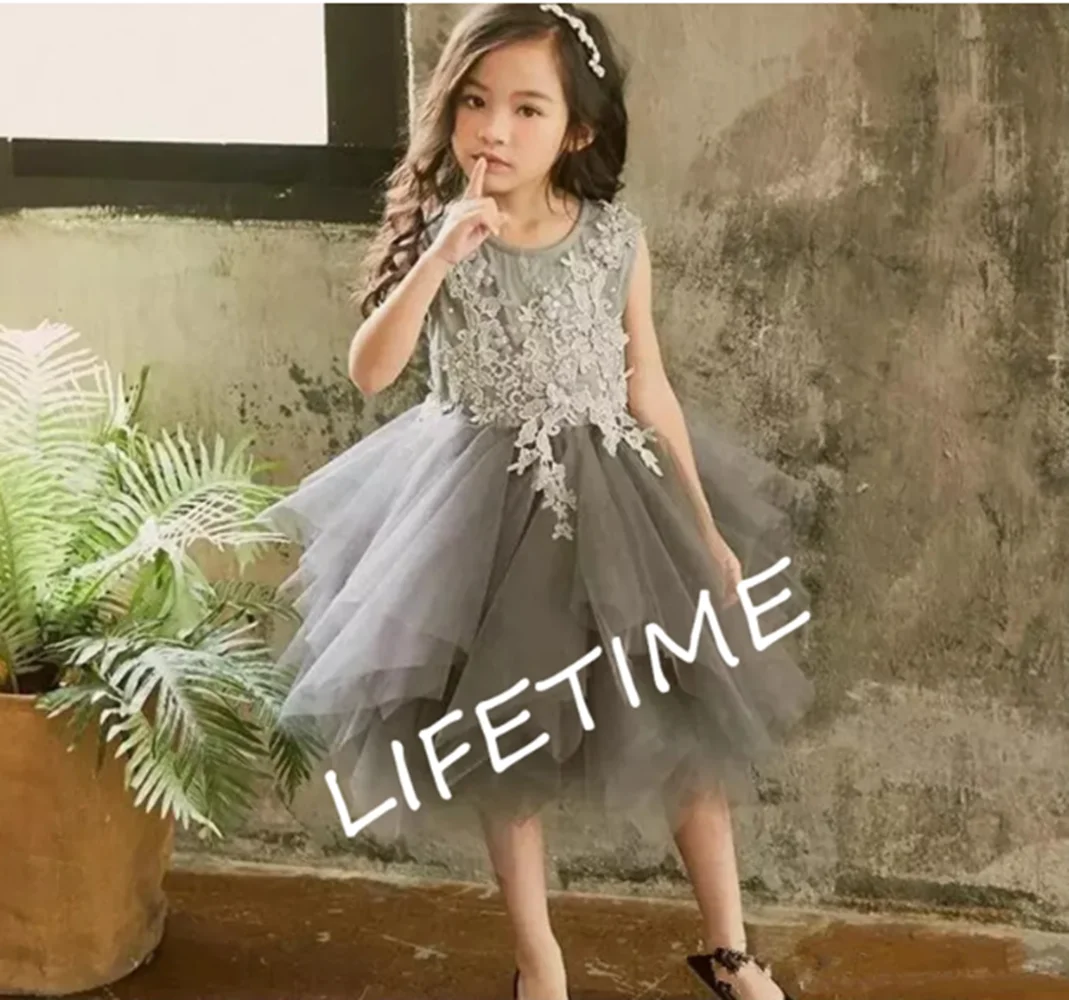 

Flower Girl Dress Baby Toddler Fashion Show Birthday Wedding Party Dresses Costumes First Communion