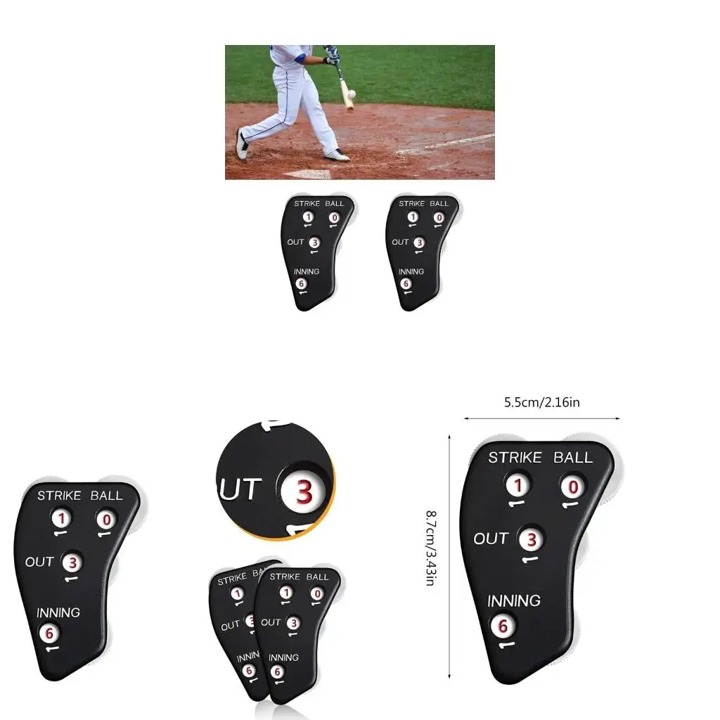 

Q39E Baseball Umpire Clicker, 4 Not Easy to Slide Baseball Umpire