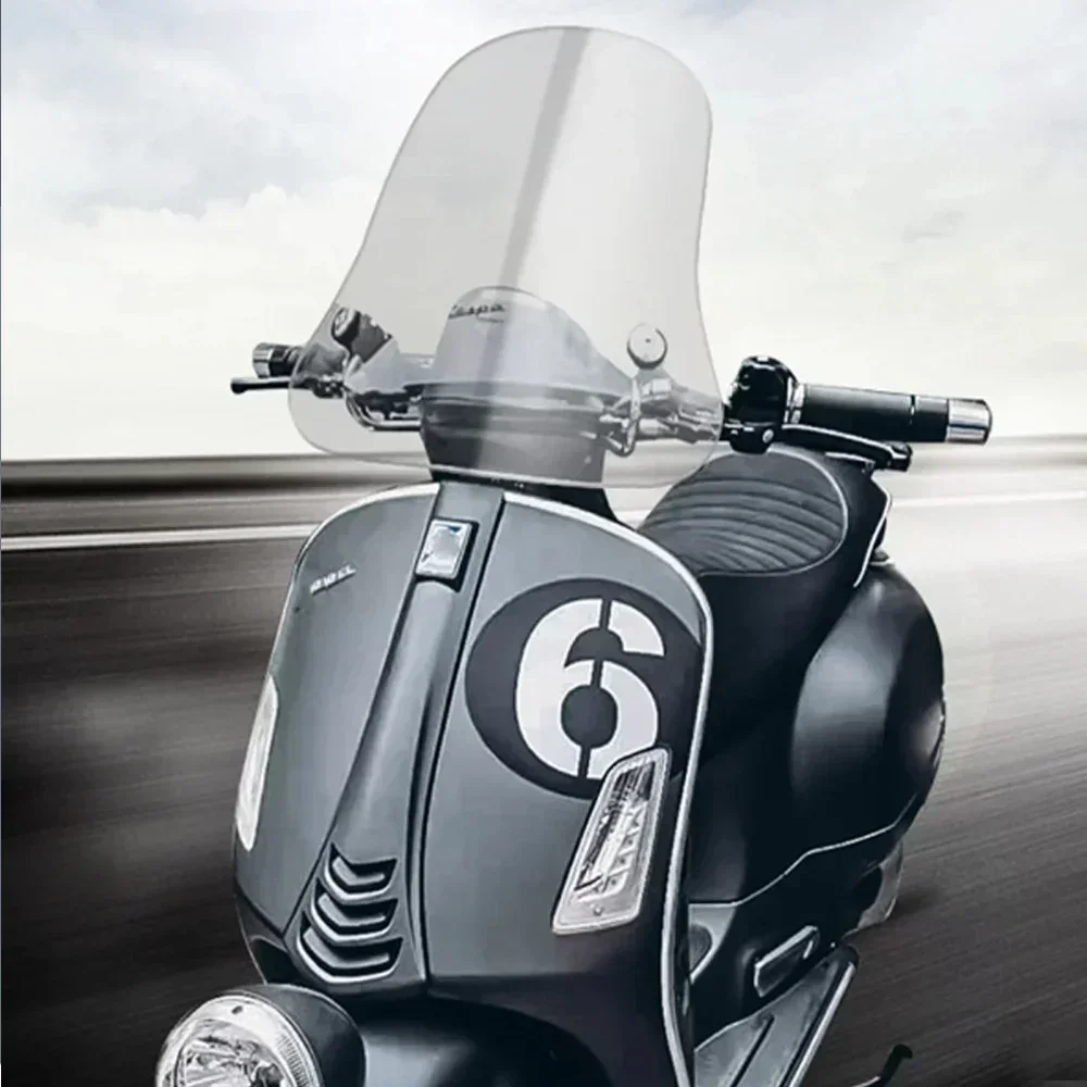 

For Viaggio VESPA GTV6 Gtv Six Days commemorative edition windshield modification Vespa GTS 300 Sei Giorni Gtv6 front windshield