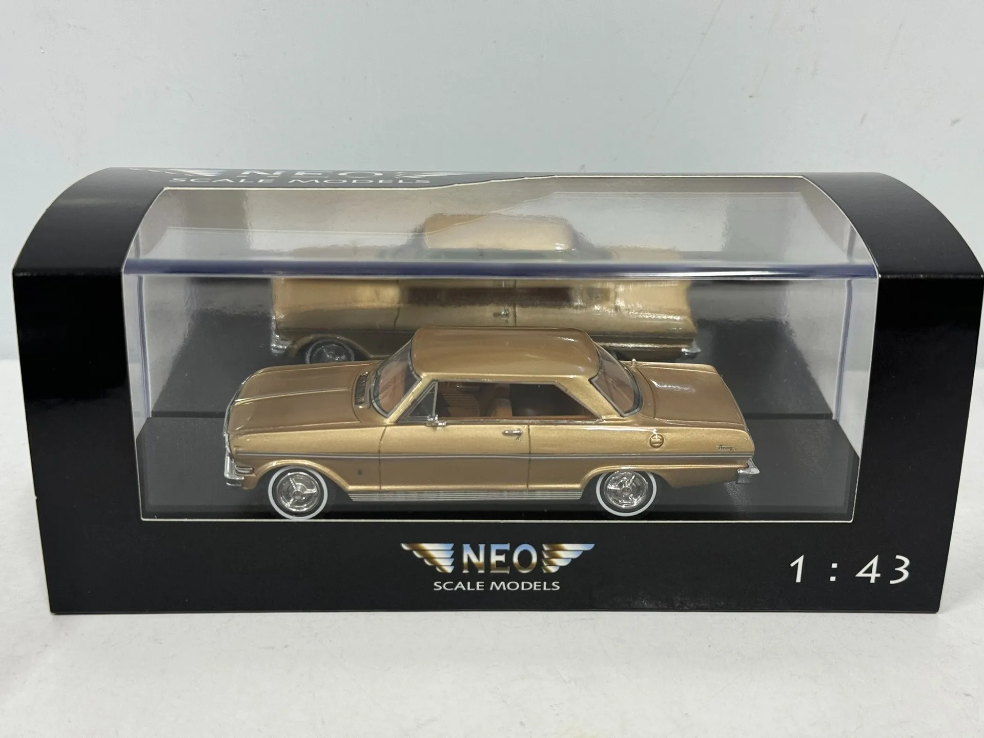 Diecast NEO 1/43 Scale 1963 Chevrolet Nova SS Car Model Collectible Toy Gift Souvenir Display Ornament