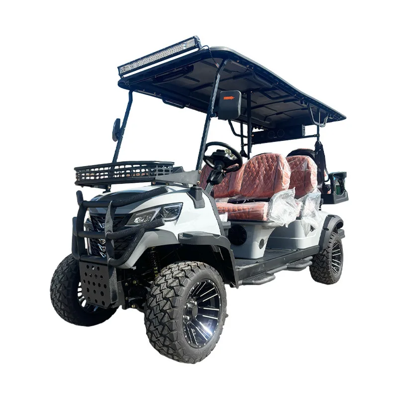 Fuel electric golf cart tourist attraction four-wheel sightseeing car four-wheel drive off-road hunting vehicle