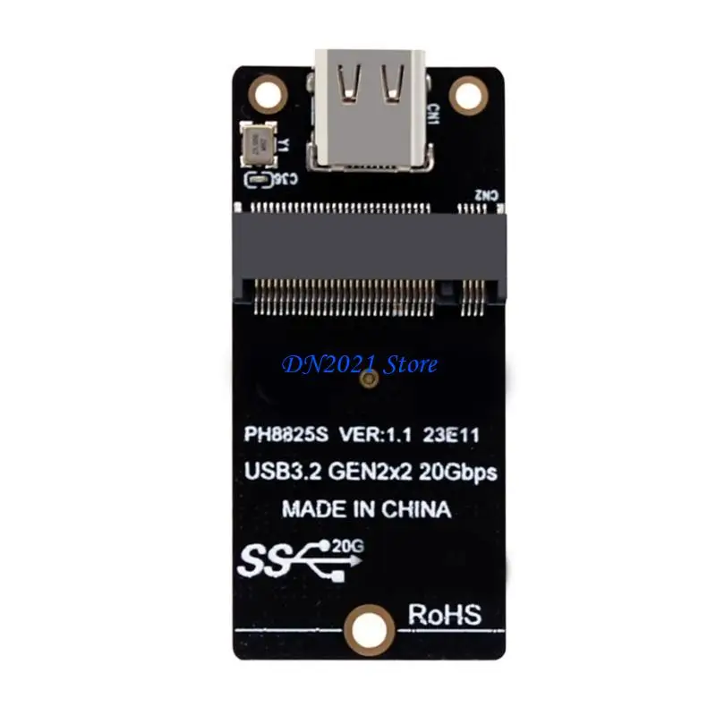 F3KE M.2 NVME Adapter To Type C Risers Board Strong Compatible Stable Performances