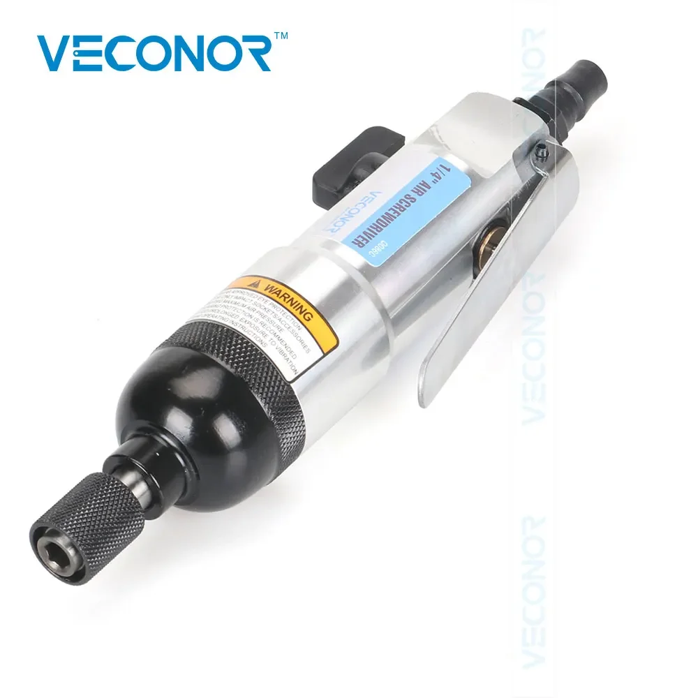1/4" Square Drive Air Power Screwdriver Set Pneumatic Tools Gun For Screwdriving High Torque Industrial Standard