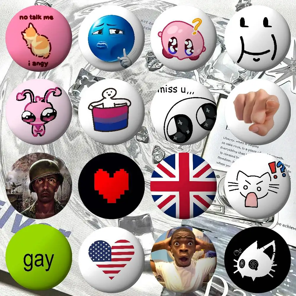 Lustige 'No Talk Me Im Angry' Katzen-Abzeichen, Weiche Blechpins, Metall-Broschen, Individueller Schmuck, Accessoires für Hüte, Taschen und Revers