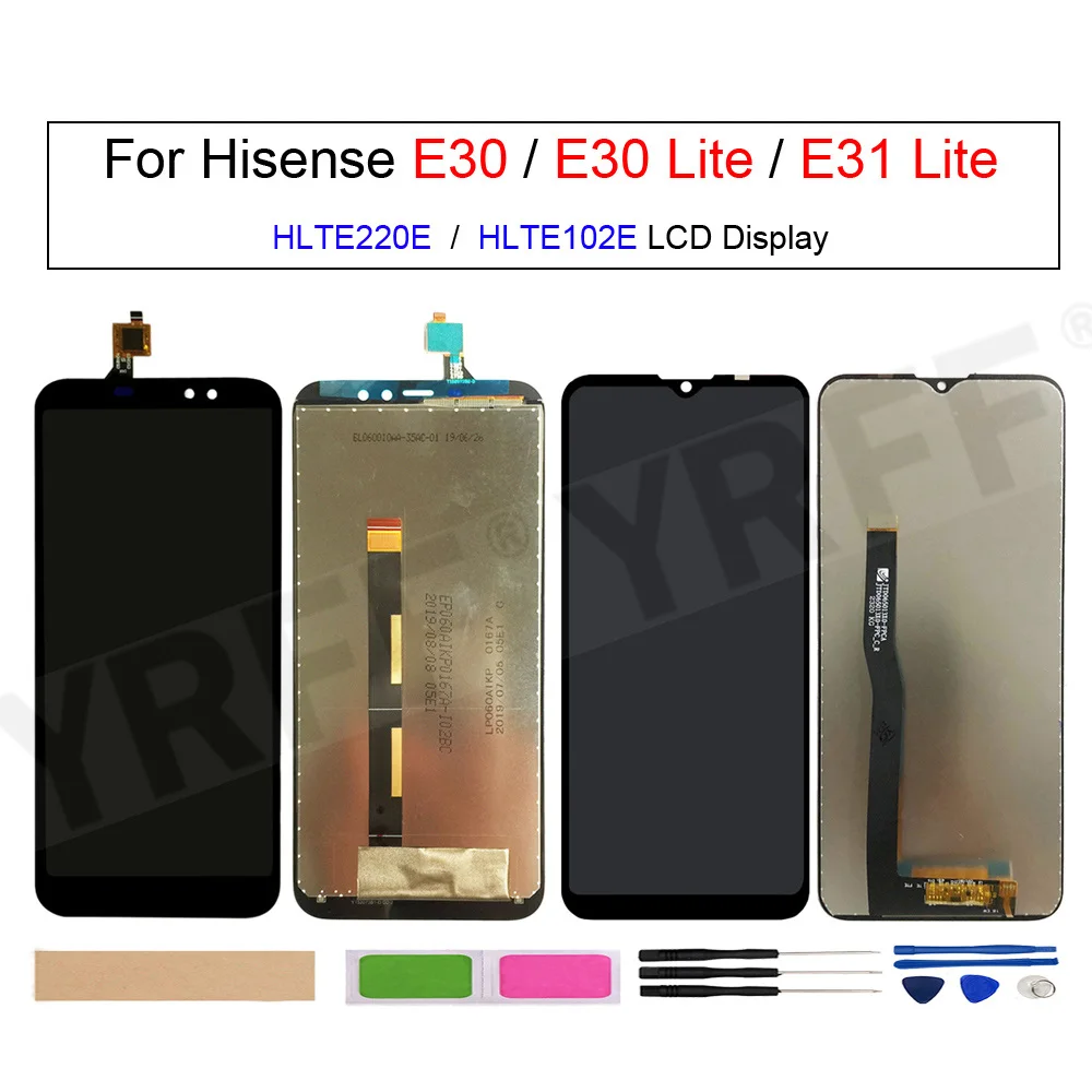 LCD Display Touch Screen Digitizer Assembly for Hisense Infinity E30 Lite, E31 Lite, HLTE102e,HLTE220e