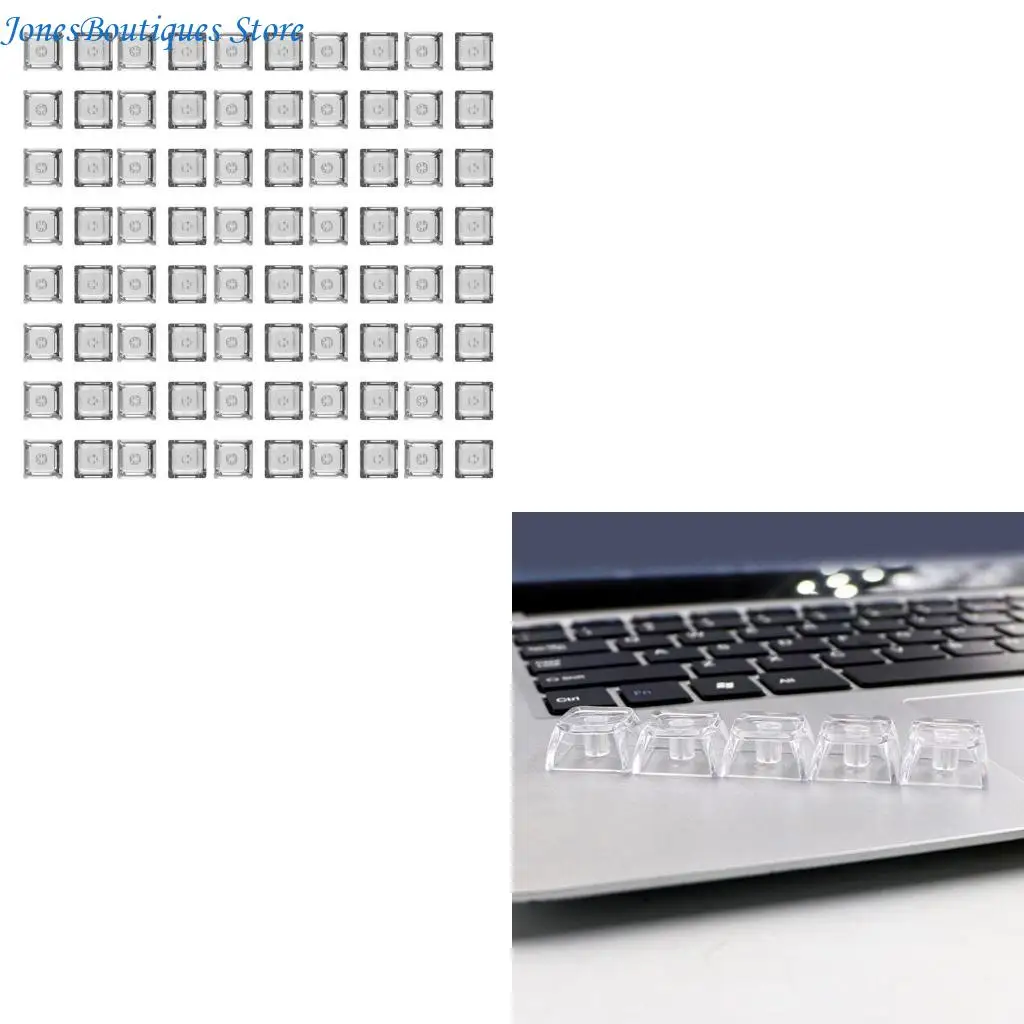 8-1000PCS Durable XDA Profile Keycaps 1U Keycap Perfect for Mechanical Keyboard W8KE