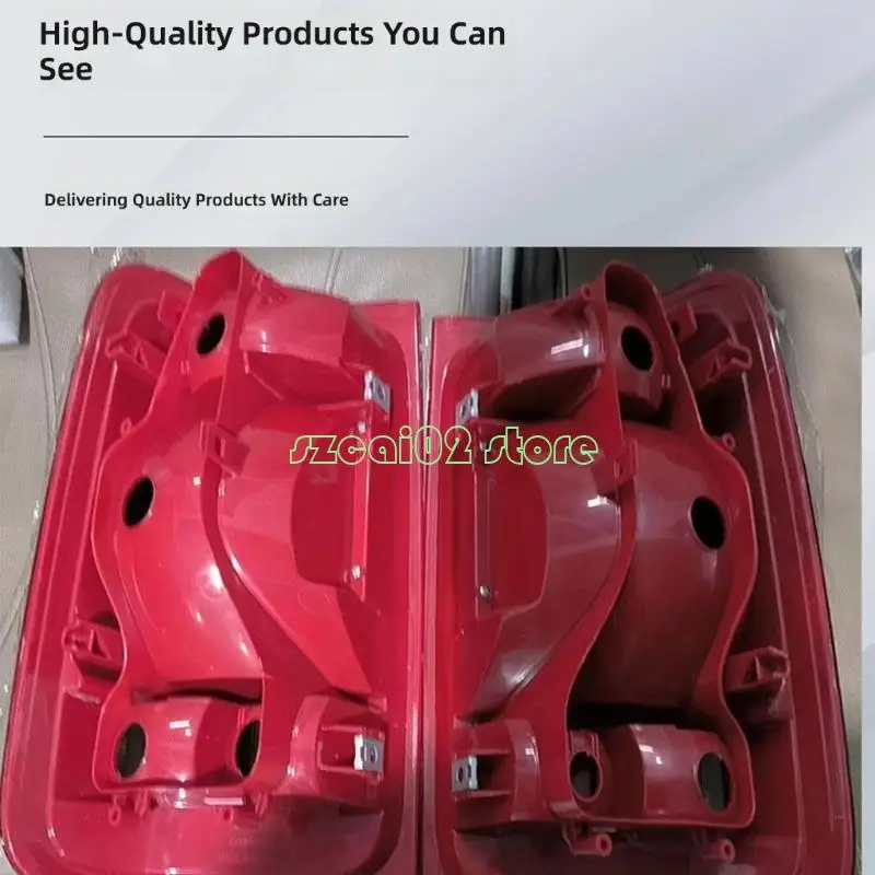 400B Replacement Tail Light Cover for 2010 2020 Pickup Truck Red Lens Direct Fit