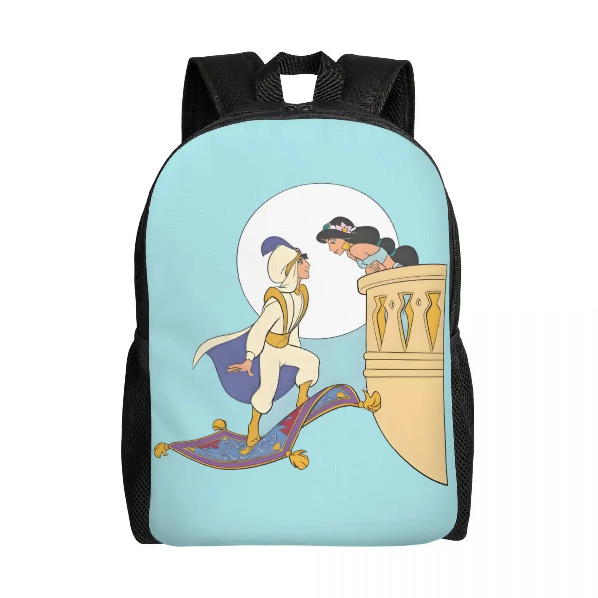 

Дорожный рюкзак Aladdin на заказ для мужчин и женщин, школьный компьютерный рюкзак, музыкальный фэнтезийный фильм, студенческий рюкзак, сумки