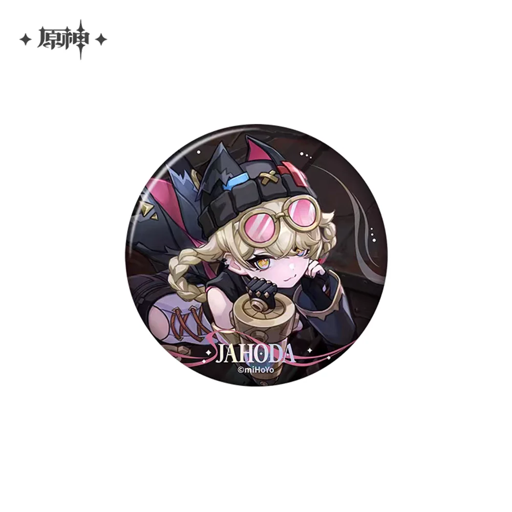 58 مللي متر لعبة جينشين تأثير أغنية ويلكين القمر كيريل تشودوميروفيتش فلينز تأثيري حلي شارة دبوس SPTE صفيح بروش ﻿   برو