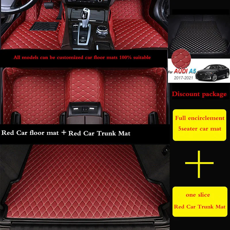 

YUCKJU Custom Leather Car Mats and Trunk Pad for MINI All Models CLUBMAN COUPE ONE JCW-CLUBMAN JCW-COUNTRYMAN COUNTRYMAN PACEMAN