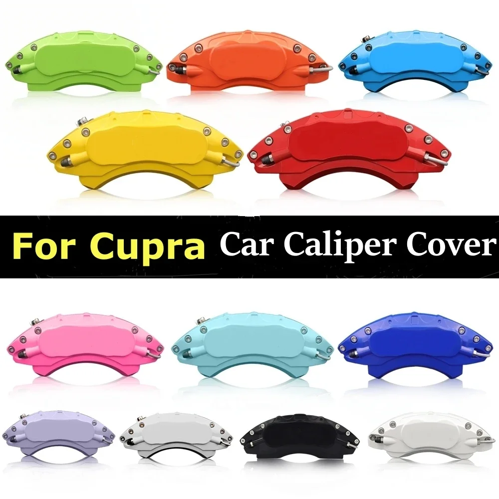 For Cupra Car Brake Caliper Cover Aluminum Alloy Fit Born Leon Raval e-Racer Ateca Formentor Tavascan Terramar DarkRebel