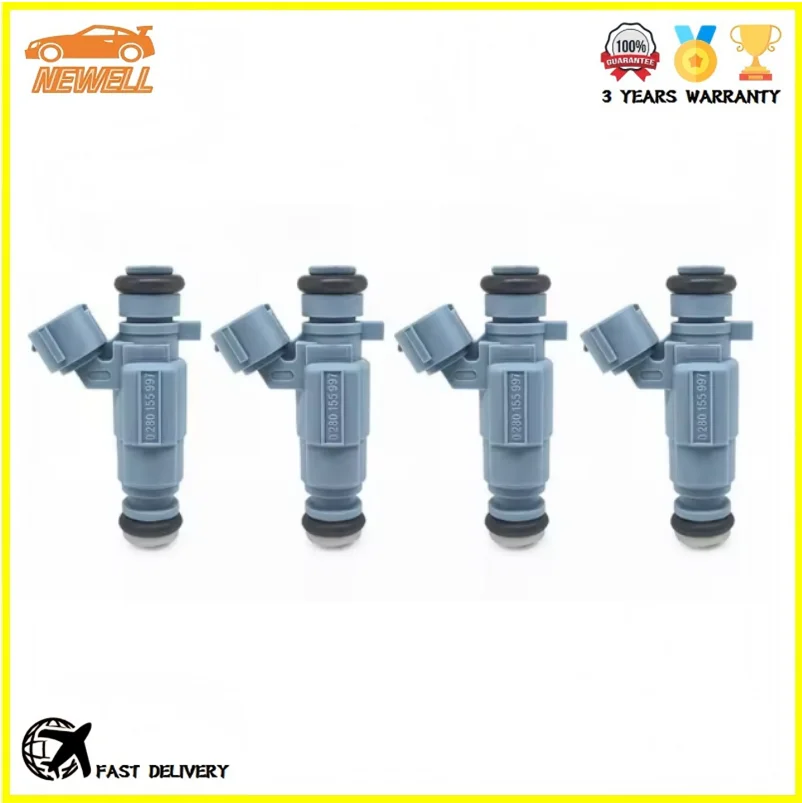

4pcs 0280155997 06A906031AD Fuel Injector For Skoda&VOLKSWAGEN Octavia I / Golf IV / New Beetle 1.6 2.0