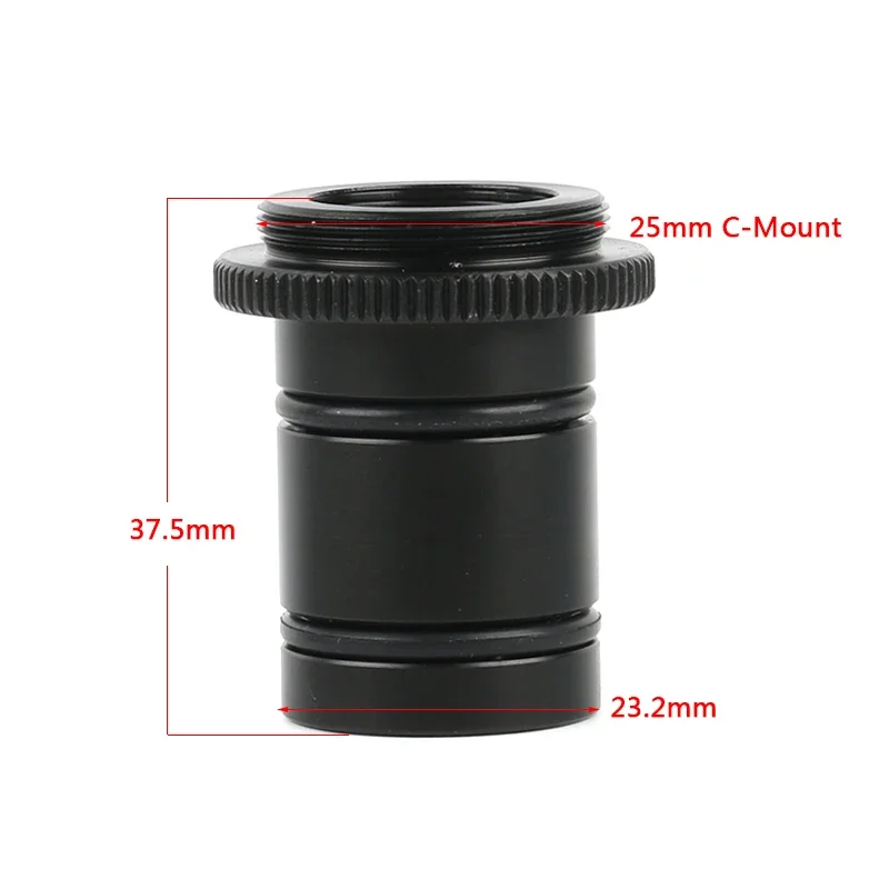 23.2mm C-Mount Microscope Camera Adapter 30mm 30.5mm Electronic Eyepiece Adapter Ring For Microscope To Industrial  Camera