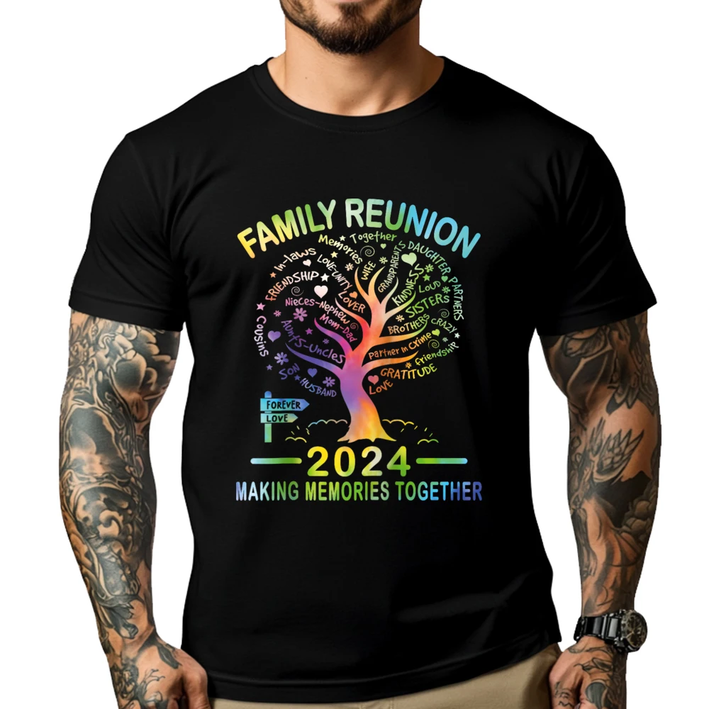 

Создание воспоминаний, соответствующие семейным воссоединением вместе, вечеринку 2024, брендовая футболка реглан, футболки