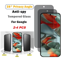 2-4Piece Privacy Screen Protector for Google Pixel 9 Pro XL Anti-spy Tempered Glass for Google Pixel 8a 8 Pro Protective Film