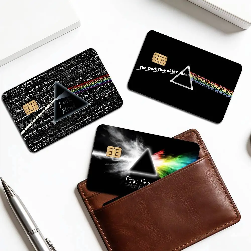P-Pink F-Floyd Rock Band  Anime Cartoon Sticker Film Skin for Credit Card Debit Bank Bus Card
