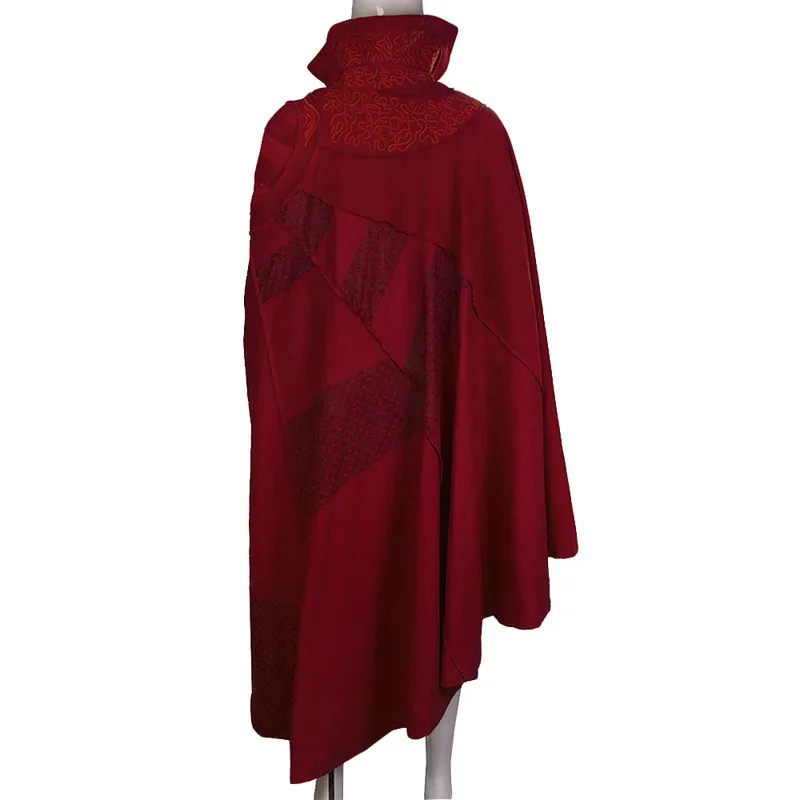 CyCosplay Doctor غريب زي ستيف مجموعة كاملة عباءة حمراء رداء حلقة عين Agamotto قلادة حفلة الهالوين الحرة #3