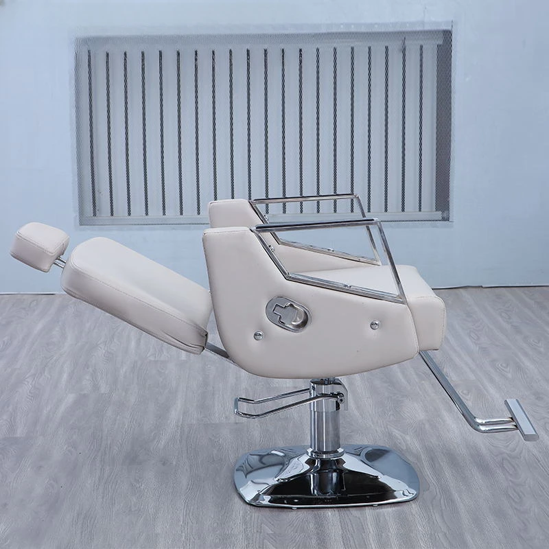 Recline Bar Barber Chair Dressing Cosmetology Gaming Shampoo Salon Chair Simplicity Silla De Barbero Barber Equipment OK50LF