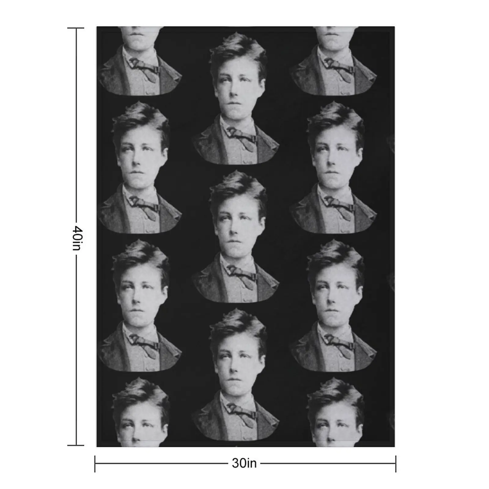 Arthur Rimbaud jeter couverture décorative lourde pour dormir couvertures de couette