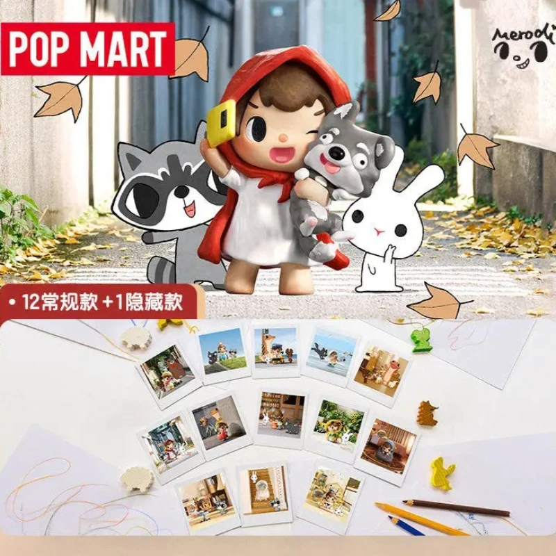 

New POPMART Merodi After School Series Blind Box Cute Anime Figure Guess Bag Desktop Ornament Surprise Girls Gift Collection