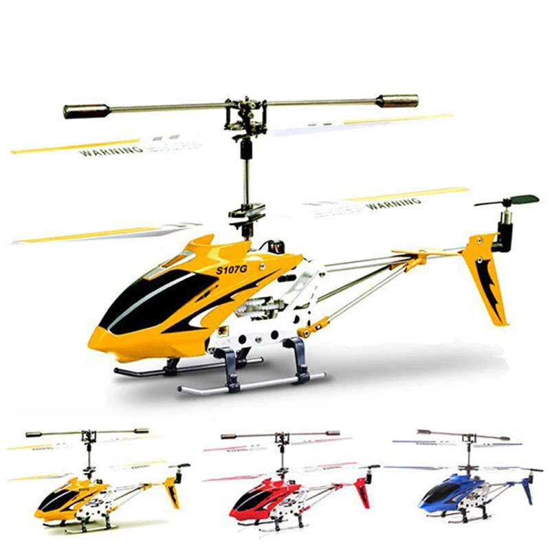 

New Syma Remote Controlled Helicopter S107g Three Channels Twin Paddle Multi-function Remote Control Plane Model Kids Toy Gift