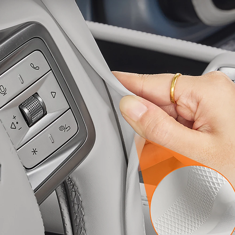 Special Steering Wheel Cover Protective Cover Straight Cover Anti Slip Breathable Handle Cover For BYD Equation Titanium 7 2025