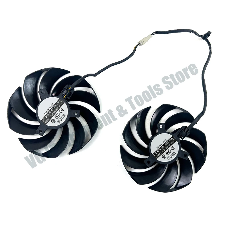 Geeignet für MSI RTX4070 4070S 4070tiS VENTUS 2X Grafikkartenlüfter PLD10012S12HH – Detail 5